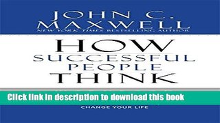 [Popular] How Successful People Think Workbook Paperback Collection