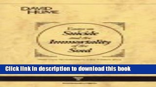 [Download] Essays on Suicide and the Immortality of the Soul (Key Texts) Paperback Online