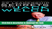 [Popular] 29 Leadership Secrets From Jack Welch Hardcover Free