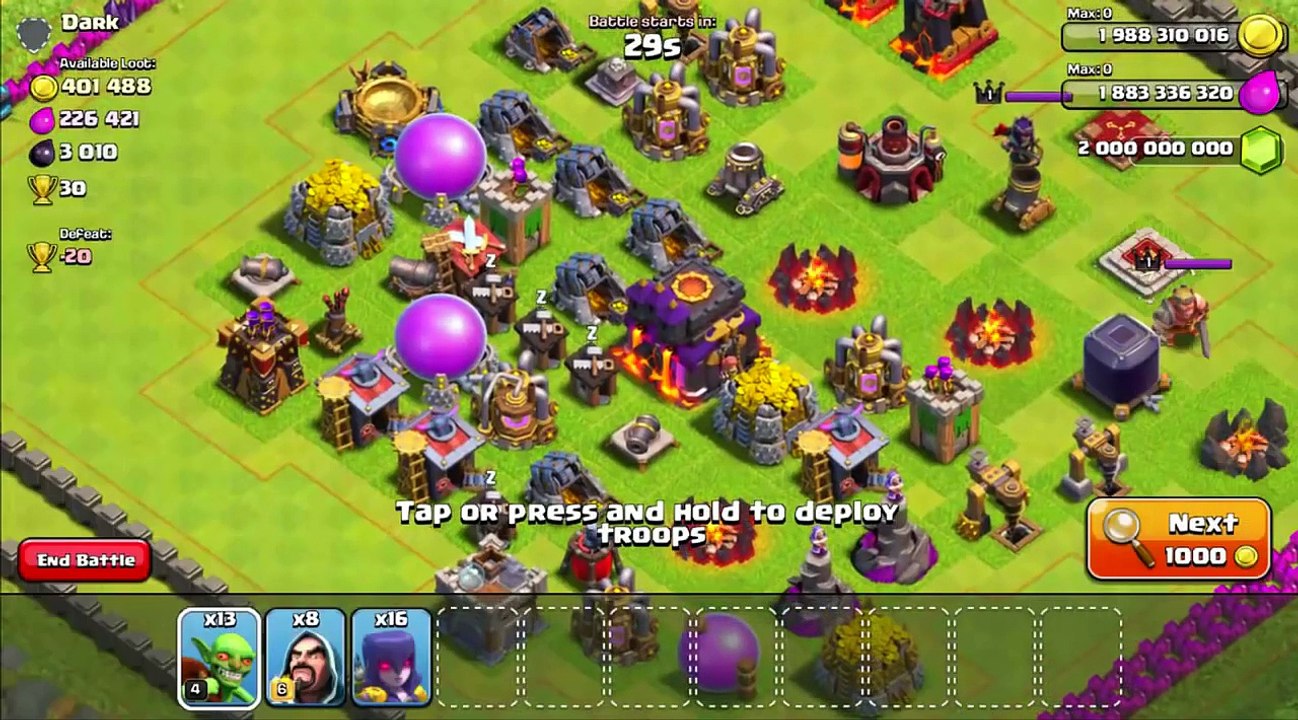 Clash of Clans Unlimited Mod Apk 10.0 Latest