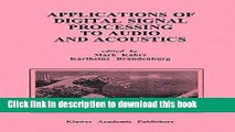 [Download] Applications of Digital Signal Processing to Audio and Acoustics Hardcover Online
