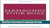 [Popular] Managing Your Boss in a Week: Teach Yourself Paperback Online