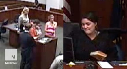 Judge lets inmate see his newborn baby boy for the very first time