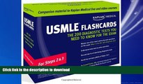 READ THE NEW BOOK Kaplan Medical USMLE Flashcards: The 200 Diagnostic Tests You Need to Know for