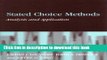 [Popular] Stated Choice Methods: Analysis and Applications Hardcover Online