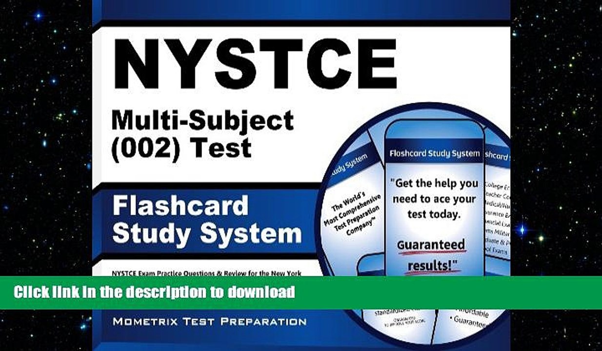 READ THE NEW BOOK NYSTCE Multi-Subject (002) Test Flashcard Study System: NYSTCE Exam Practice