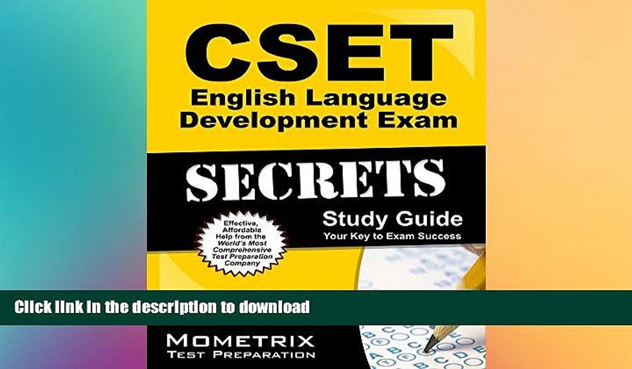 FAVORIT BOOK CSET English Language Development Exam Secrets Study Guide: CSET Test Review for the