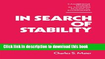 [Popular] In Search of Stability: Explorations in Historical Political Economy Paperback Online