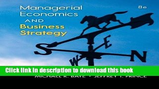 [Popular] Managerial Economics   Business Strategy Hardcover Collection