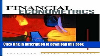 [Popular] Financial Econometrics: Problems, Models, and Methods Paperback Free
