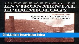 Ebook An Introduction to Environmental Epidemiology Free Online
