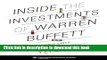 [Popular] Inside the Investments of Warren Buffett: Twenty Cases (Columbia Business School