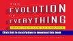 [Popular] The Evolution of Everything: How New Ideas Emerge Paperback Online