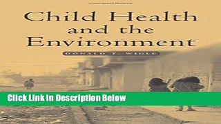 Books Child Health and the Environment (Medicine) Full Online