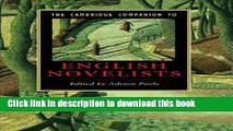[Download] The Cambridge Companion to English Novelists Paperback Online