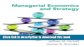 [Popular] Managerial Economics and Strategy Hardcover Free