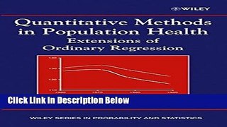 Ebook Quantitative Methods in Population Health: Extensions of Ordinary Regression Full Online