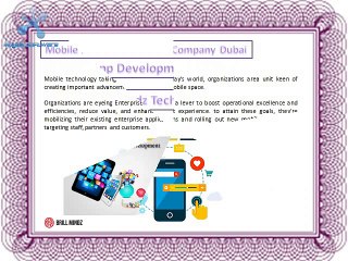 New Mobile App Development Company In Dubai