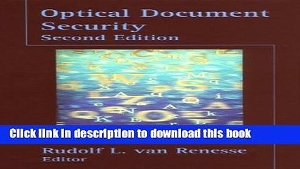 [Download] Optical Document Security (Book + CD-ROM) Paperback Free