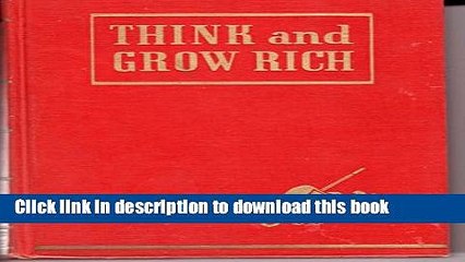 [Download] Think and Grow Rich Kindle Free