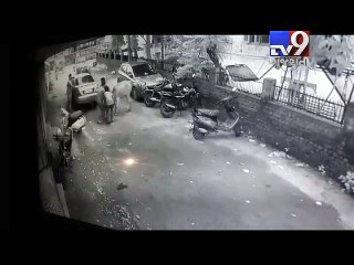 Cow theft caught on CCTV, Godhra - Tv9 Gujarati