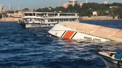 Bot Kazası Sonrasında Çekilen Görüntüler