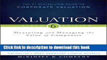 [Popular] Valuation: Measuring and Managing the Value of Companies Paperback Collection