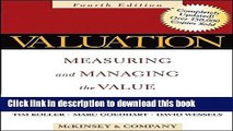 [Popular] Valuation: Measuring and Managing the Value of Companies Paperback Online