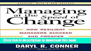 [Popular] Managing at the Speed of Change: How Resilient Managers Succeed and Prosper Where Others