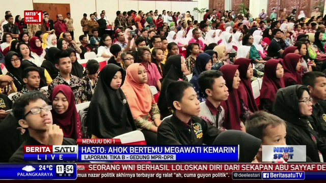Ahok Nyatakan Megawati Dukung Dirinya di Pilkada DKI