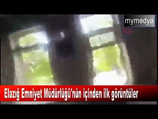 Elazığ Emniyet Müdürlüğü'nün içinden ilk görüntüler