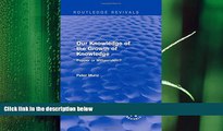behold  Our Knowledge of the Growth of Knowledge (Routledge Revivals): Popper or Wittgenstein?