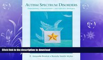 FAVORIT BOOK Autism Spectrum Disorders: Foundations, Characteristics, and Effective Strategies