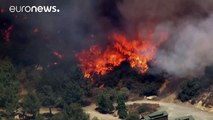 Un fuego sin control arrasa 12.000 hectáreas en California