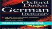 [Popular Books] The Oxford-Duden German Dictionary Full Online