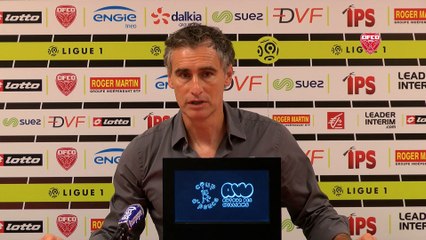 Conférence de presse d'Olivier Dall'Oglio avant LOSC-DFCO
