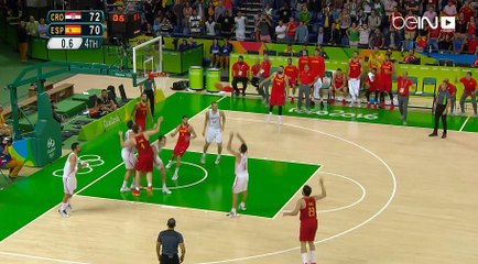 Croacia celebrando contra España