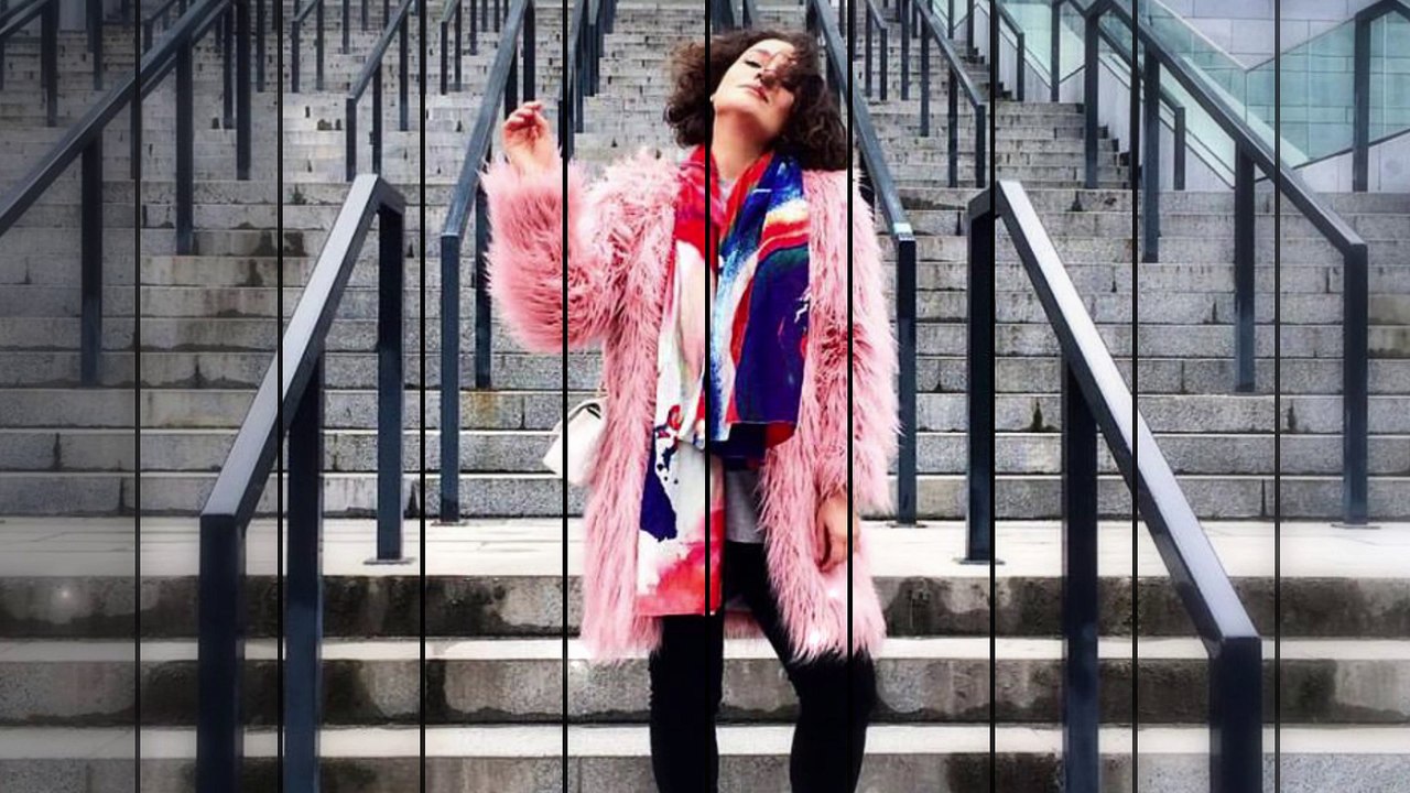 Faux fur coat