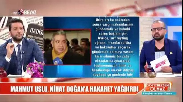 Nihat Doğan'dan Mahmut Uslu'ya sert sözler