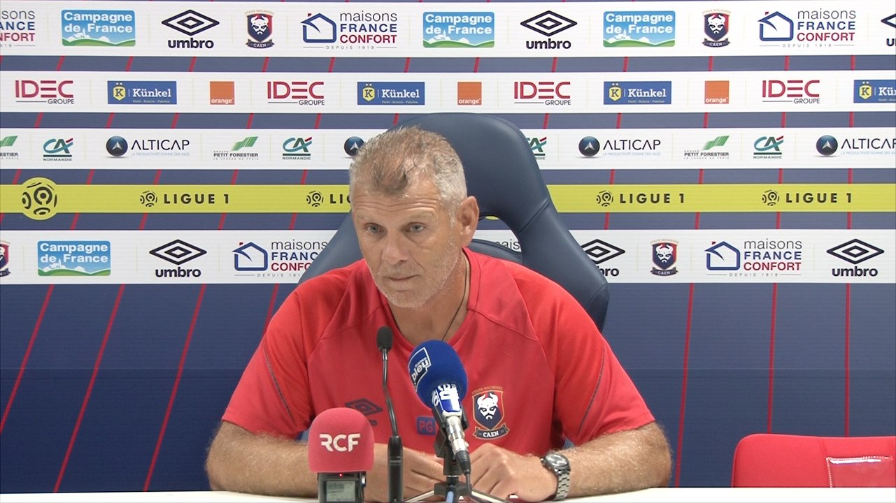 La conférence de presse avant Lyon - SMCaen