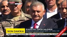 Başbakan Binali Yıldırım Elazığ'da basın açıklaması yaptı