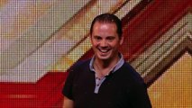 Steven Johnson reminds Cheryl of who Auditions Week 2 The X Factor UK 2015
