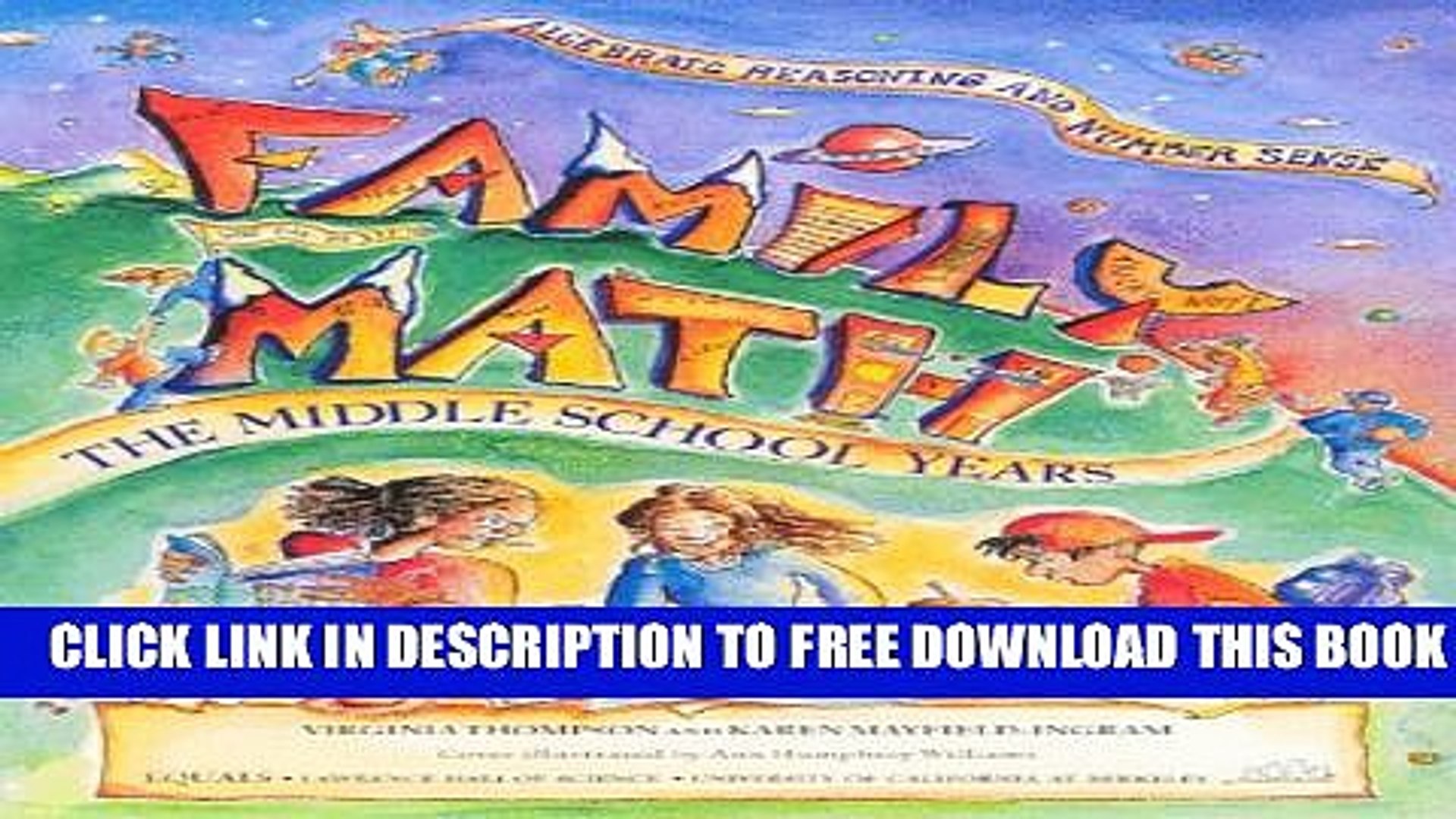 ⁣Collection Book Family Math : The Middle School Years, Algebraic Reasoning and Number Sense