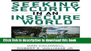 [Popular Books] Seeking Security in an Insecure World Full Online