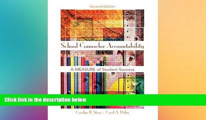 Free [PDF] Downlaod  School Counselor Accountability: A  MEASURE of Student Success (2nd