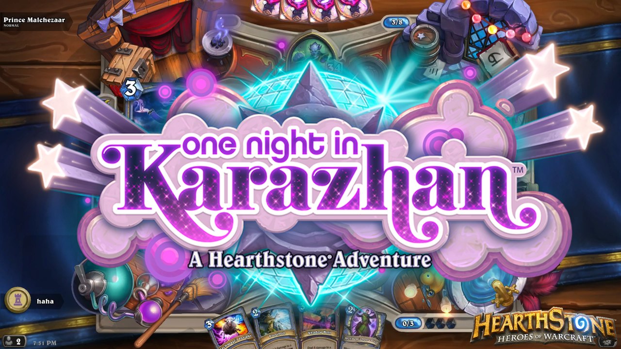 Hearthstone Adventure : one night in karazhan