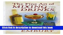 [Popular] The Fine Art of Mixing Drinks Paperback Collection