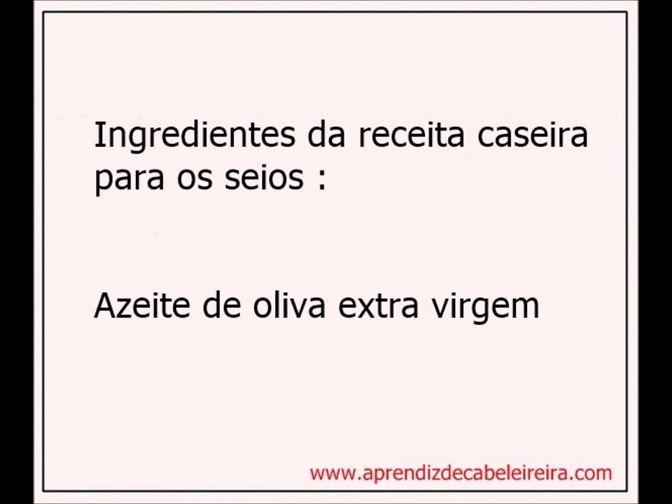 Seios Flácidos - 7 Receitas Caseiras Para Seios Flácidos!