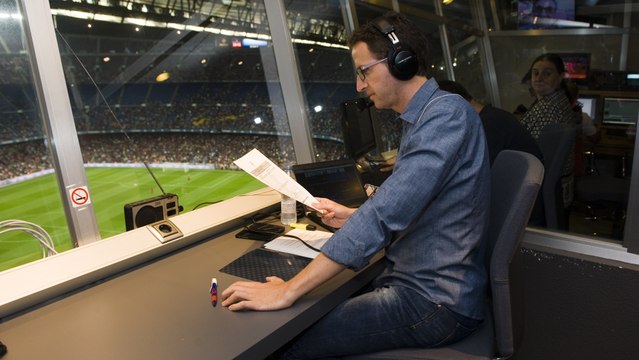 Behind the scenes: the new voice of Camp Nou