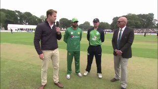 Pakistan vs Ireland 1st ODI 2016 TOSS